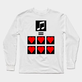 Music equal hearts Long Sleeve T-Shirt